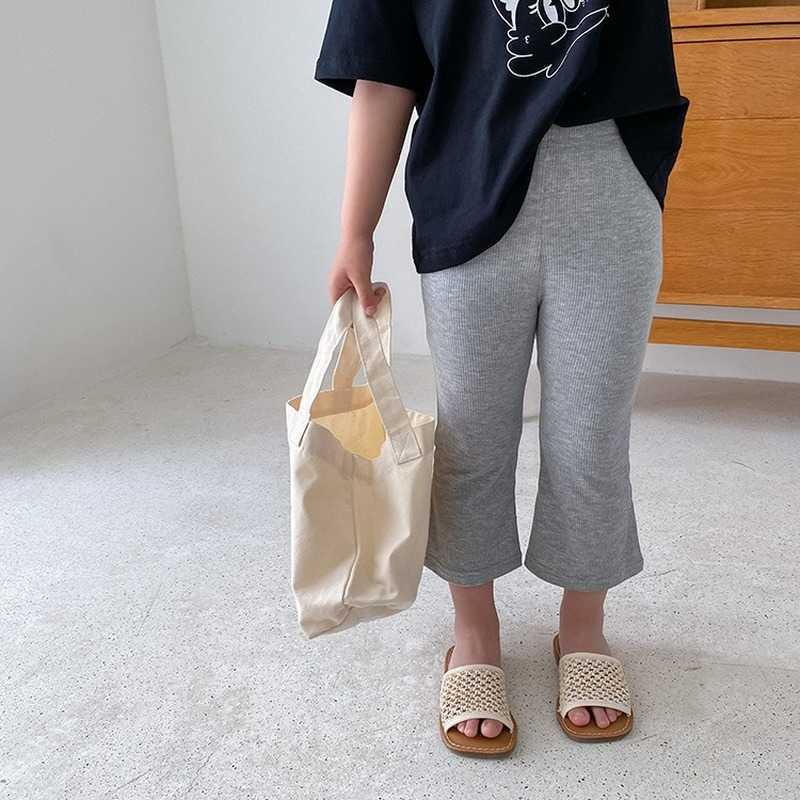 Korean style fashion girls solid color thin flared pants summer children cotton all-match trousers 1-7Y 210615, Black
Korean style fashion girls solid color thin flared pants summer children cotton all-match trousers 1-7Y 210615, Black