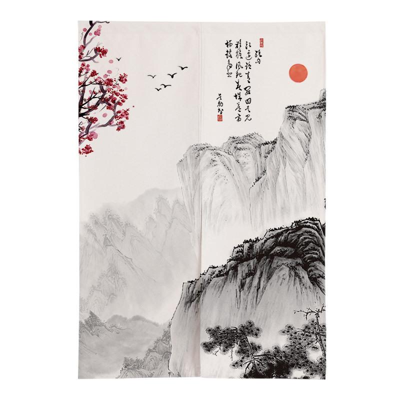 Chinese Ink Landscape Doorway Curtain Bedroom Partition Curtain Kitchen Feng Shui Decoration Noren
Chinese Ink Landscape Doorway Curtain Bedroom Partition Curtain Kitchen Feng Shui Decoration Noren