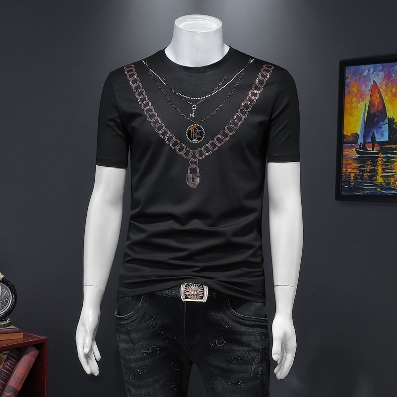 New Social Club Outfits 2021 Spring High Quality Short Sleeve T-shirt Hot Drill Tshirt for Men Designer Clothing Black 1n75
New Social Club Outfits 2021 Spring High Quality Short Sleeve T-shirt Hot Drill Tshirt for Men Designer Clothing Black 1n75