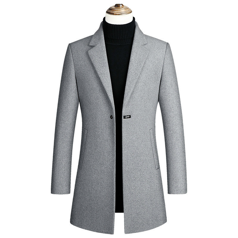 2021 New Winter Men Fashion Solid Long Trench Jacket Male Vintage Single Button Business Mens Overcoat Plus Size Wool Blends Coat 95de, Wine red thick
2021 New Winter Men Fashion Solid Long Trench Jacket Male Vintage Single Button Business Mens Overcoat Plus Size Wool Blends Coat 95de, Wine red thick