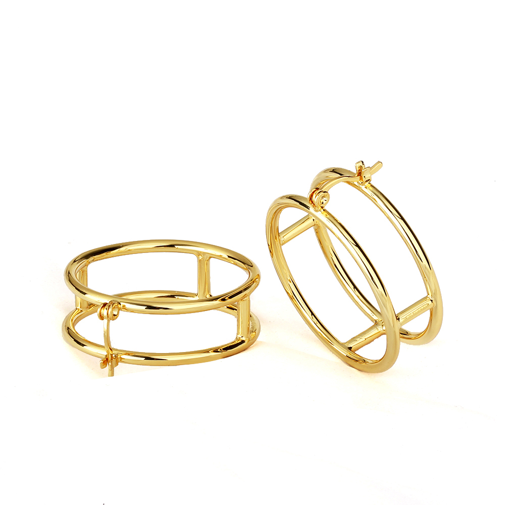 VAROLE Fashion Gold Plated Earrings double Round Trendy Ear Drop Earrings For Women Jewelry Brincos longos Feminino
VAROLE Fashion Gold Plated Earrings double Round Trendy Ear Drop Earrings For Women Jewelry Brincos longos Feminino