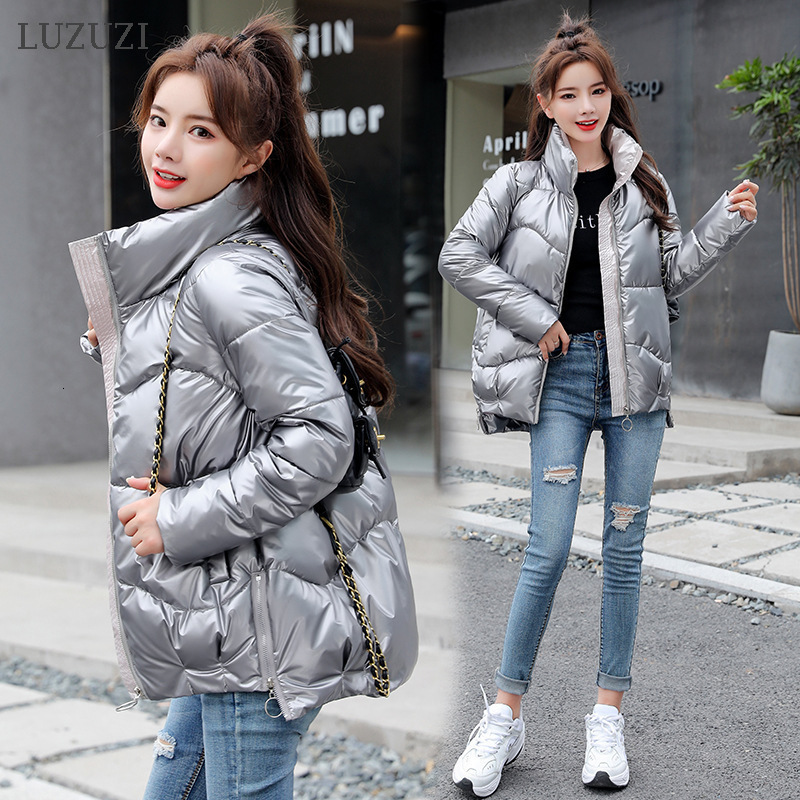 2021 New Women's Fashion Glossy Stand Collar Parka Winter Coat Down Cotton Jacket Warm Woman Clothing Casual Parkas Vqpg, Black
2021 New Women's Fashion Glossy Stand Collar Parka Winter Coat Down Cotton Jacket Warm Woman Clothing Casual Parkas Vqpg, Black