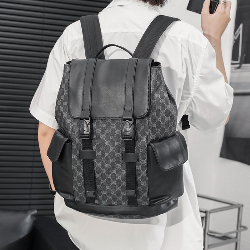 Backpack Mens European and American Fashion Plaid Backpack Fashion Brand Large Capacity Travel Bag Casual Student Schoolbag Computer Bag, Black gxd pattern
Backpack Mens European and American Fashion Plaid Backpack Fashion Brand Large Capacity Travel Bag Casual Student Schoolbag Computer Bag, Black gxd pattern
