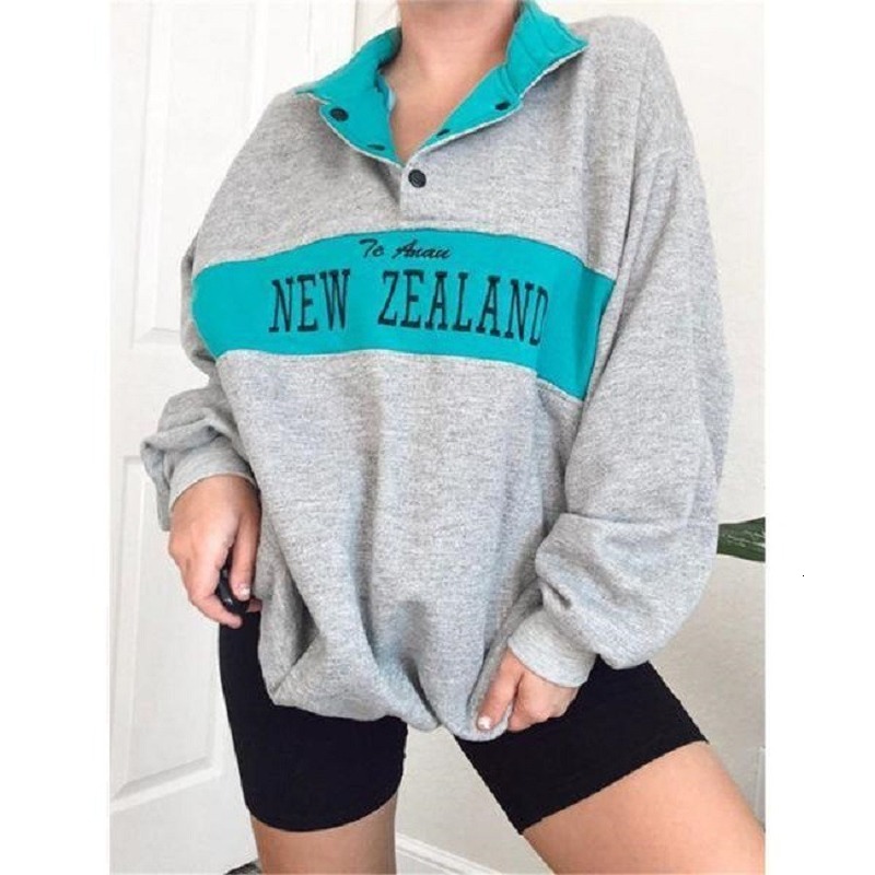 2021 Zealand Gray Print Letter Oversized Sweatshirt Hoodies Women Autumn Casual Drop-shoulder Pullovers Streetwear Plus Size P36k
2021 Zealand Gray Print Letter Oversized Sweatshirt Hoodies Women Autumn Casual Drop-shoulder Pullovers Streetwear Plus Size P36k