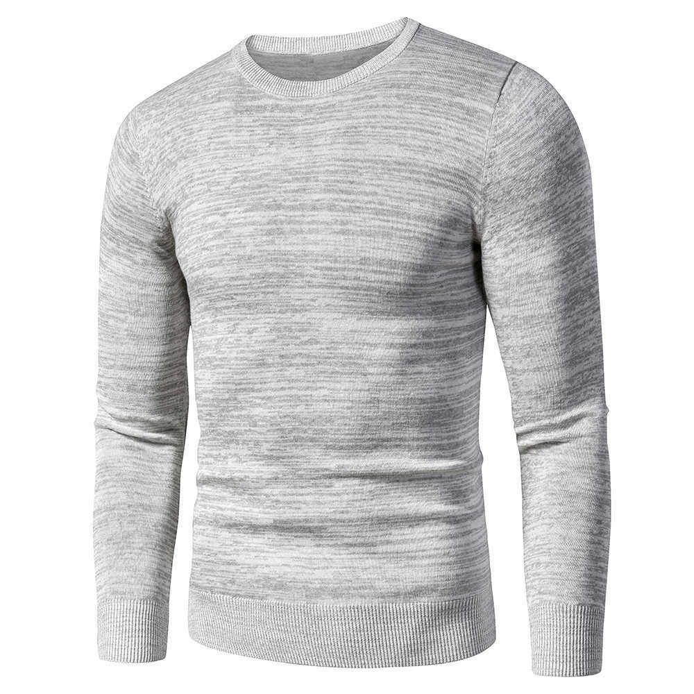 Men Autumn Casual Vintage Mixed Color Cotton Fleece Sweater Pullovers Men Winter O-Neck Fashion Warm Thick Jacquard Sweaters 210820