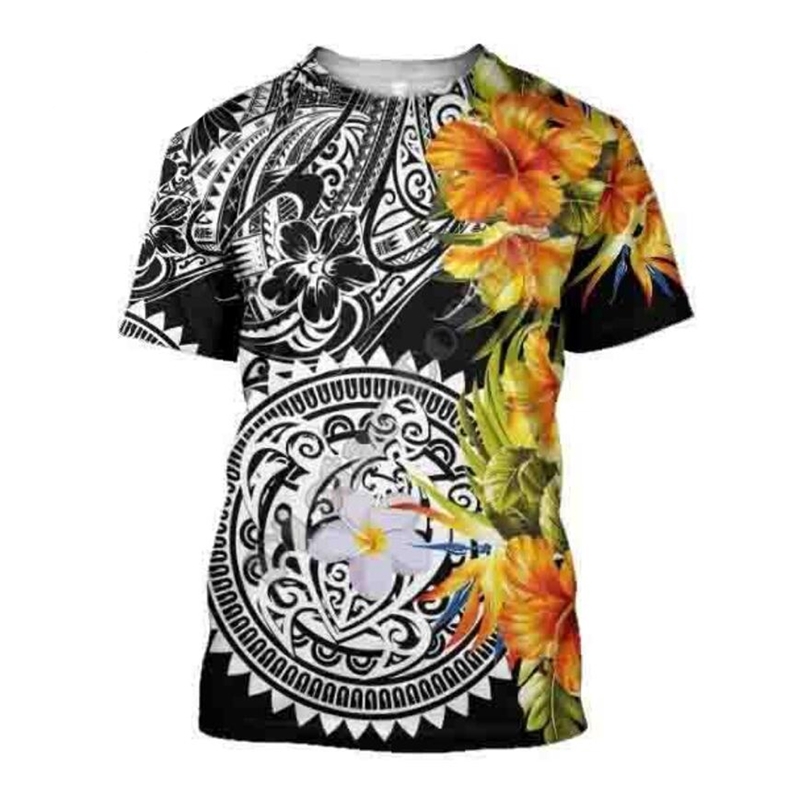 3D Printed T Shirts Kanaka Polynesian Tribal country culture Harajuku Streetwear Native women men Funny Tshirts Short sleeve 05 210629