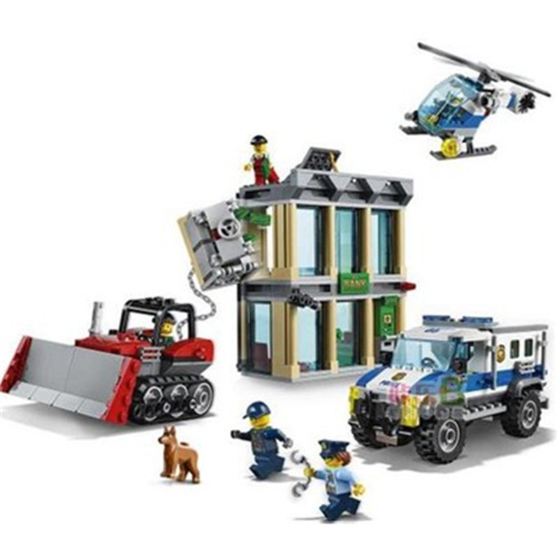 591pcs 10659 City Series Bulldozer Gun Bank 60140 Children's Building Block Toy Gifts
591pcs 10659 City Series Bulldozer Gun Bank 60140 Children's Building Block Toy Gifts