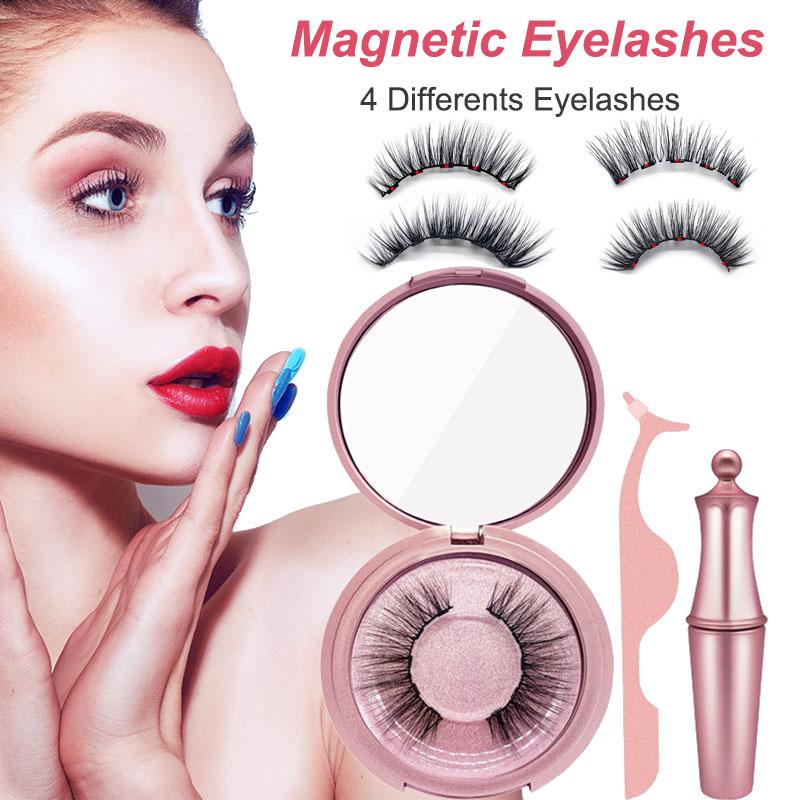 New Magnetic Eyelashes False Eyelashes Reusable Magnetic Lashes Liquid Eyeliner False & Tweezers Set
New Magnetic Eyelashes False Eyelashes Reusable Magnetic Lashes Liquid Eyeliner False & Tweezers Set