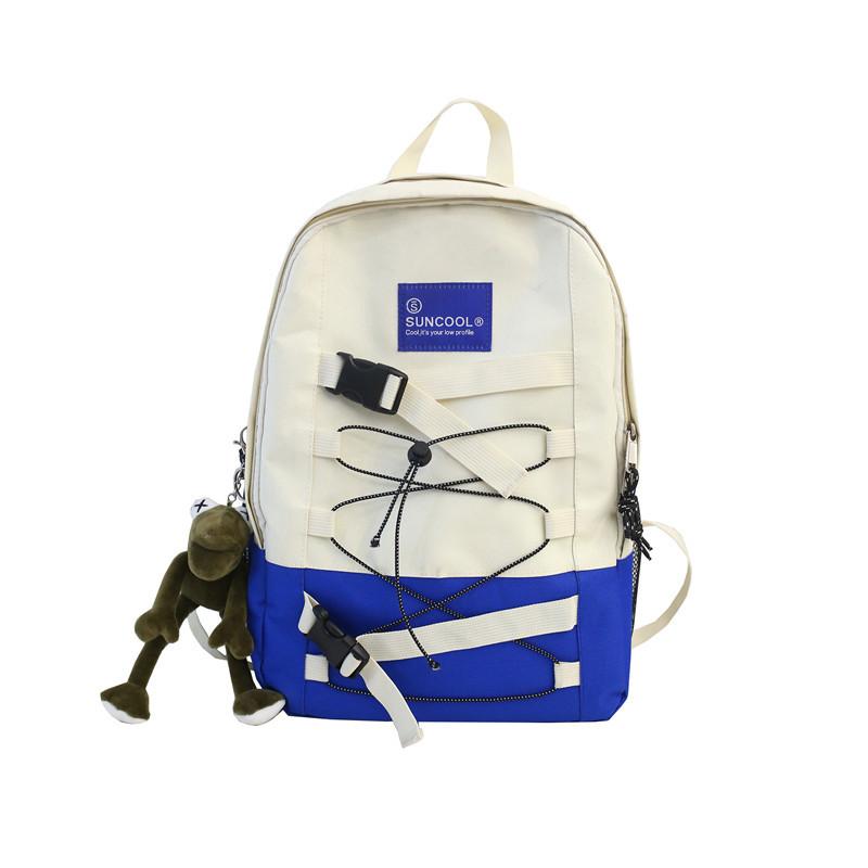 Backpack Japanese Simple And Versatile Junior High School Students Campus Contrast Color Large-capacity, Black
Backpack Japanese Simple And Versatile Junior High School Students Campus Contrast Color Large-capacity, Black