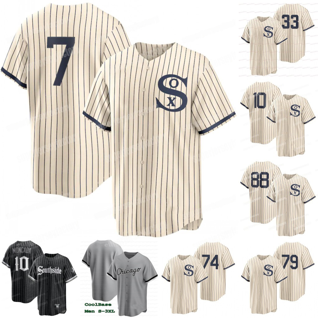 2021 Field of Dreams Game Chicago Eloy Jimenez Tim Anderson White Jersey Lance Lynn Luis Robert Yoan Moncada Sox Jose Abreu Andrew Vaughn Yasmani Grandal Kimbrel, 2021 city connect men 
2021 Field of Dreams Game Chicago Eloy Jimenez Tim Anderson White Jersey Lance Lynn Luis Robert Yoan Moncada Sox Jose Abreu Andrew Vaughn Yasmani Grandal Kimbrel, 2021 city connect men
