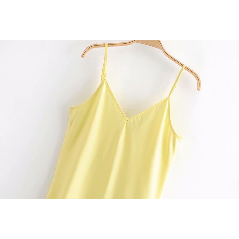 Women Summer Dress Arrival Female Adjustable Spaghetti Strap Dress Mid-Calf Casual Style Feminino Vestidos 210602