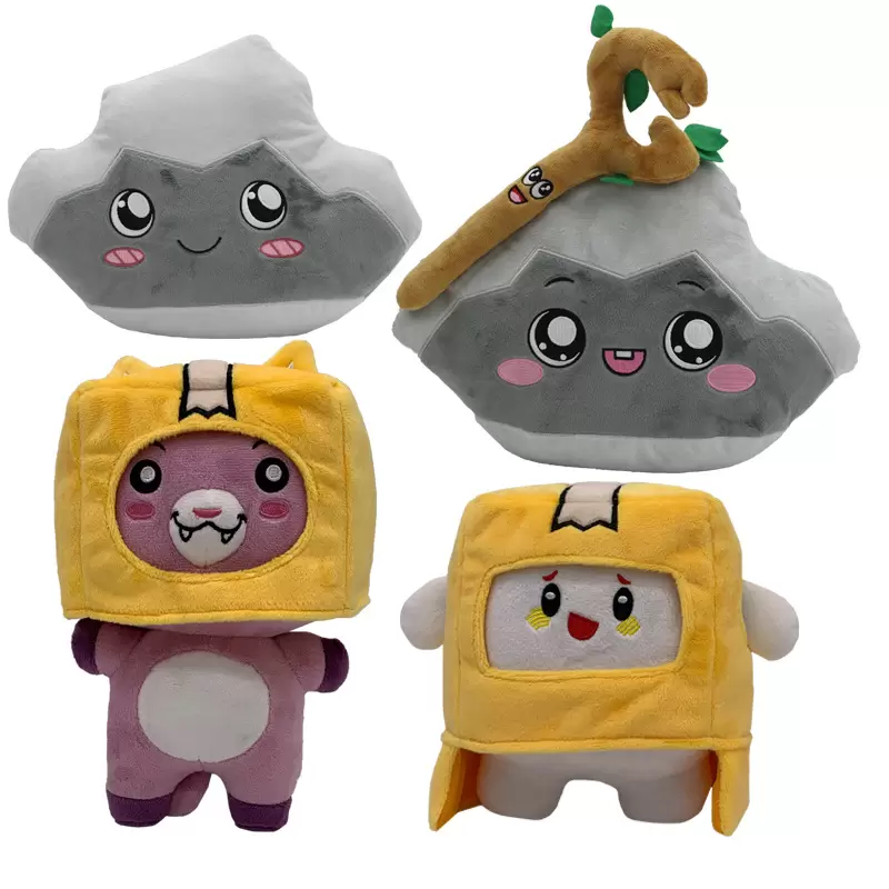 Plush toy Lankybox Cat action figure Doll throw pillow anime doll cardboard box man, As shown
Plush toy Lankybox Cat action figure Doll throw pillow anime doll cardboard box man, As shown