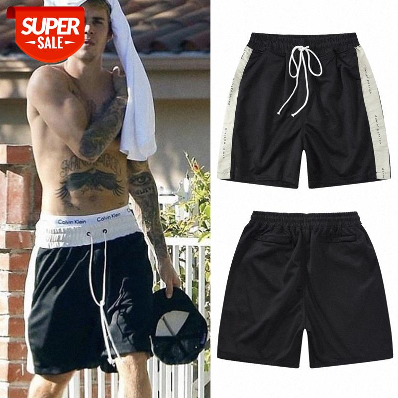 Bieber with INS hip-hop short-sleeved male DP letter string standard side stripes color matching drawstring casual five-point pants #S16X, Black
Bieber with INS hip-hop short-sleeved male DP letter string standard side stripes color matching drawstring casual five-point pants #S16X, Black