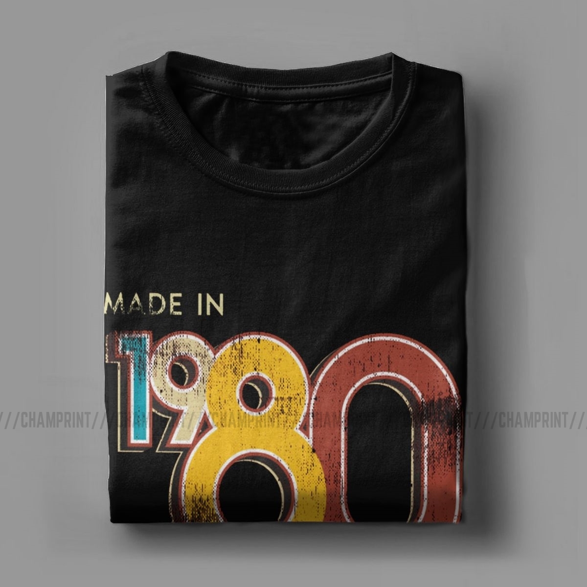 Men's Made In 1980 40th Birthday 40 Years Old School Retro 1980 T Shirt Anniversary Cotton Tops Short Sleeve Tee Unique T-Shirts T200224