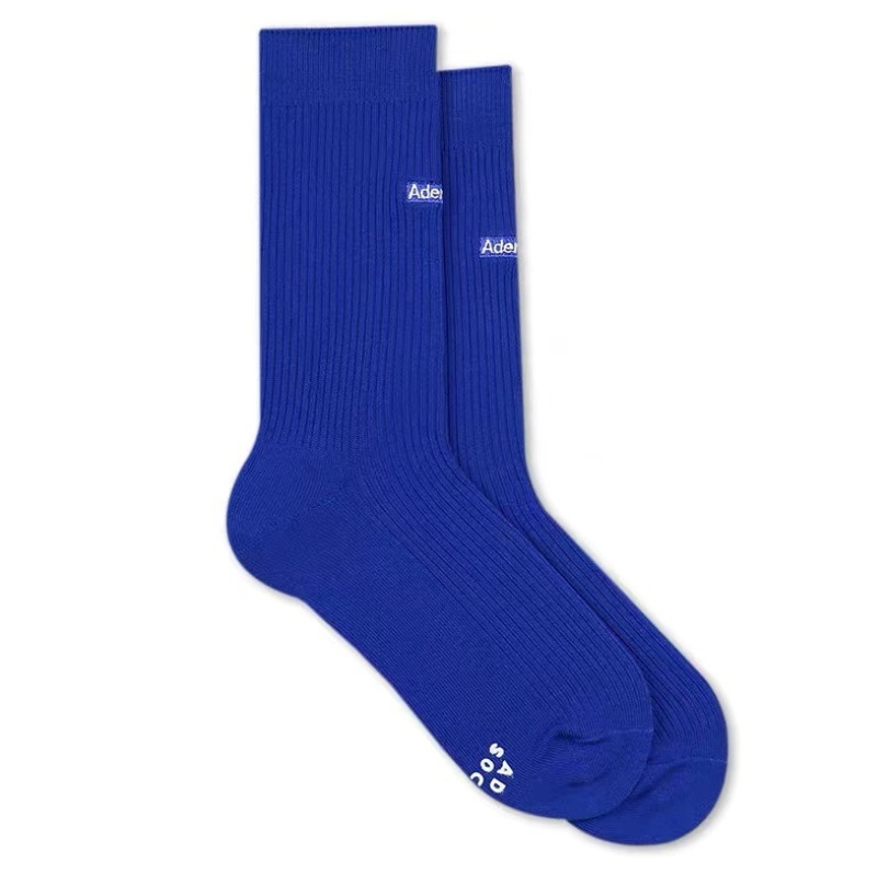 Men And Women Crew Blue White Flame Fashion Street Hip Hop Socks Trend Cotton Of A Package Fire