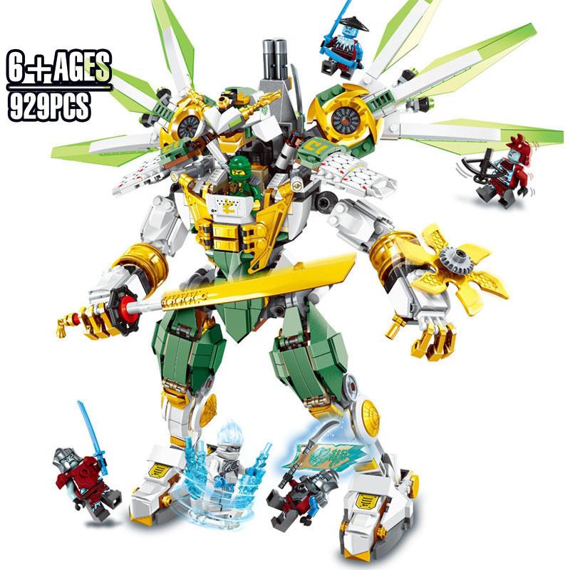 New Ninja Lloyd Titan Mech Building Blocks with Figures Compatible Ninjagoed 70676 DIY Educational Toys for Children Q1214
New Ninja Lloyd Titan Mech Building Blocks with Figures Compatible Ninjagoed 70676 DIY Educational Toys for Children Q1214