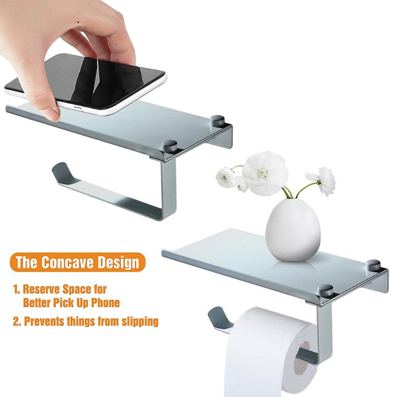 Toilet Paper Holders Roll Holder Bathroom Wall Mounted Smartphone Shelf Punching Tissue Rack Anti-drop Organizer For Restaurant Dormitory Bl
Toilet Paper Holders Roll Holder Bathroom Wall Mounted Smartphone Shelf Punching Tissue Rack Anti-drop Organizer For Restaurant Dormitory Bl