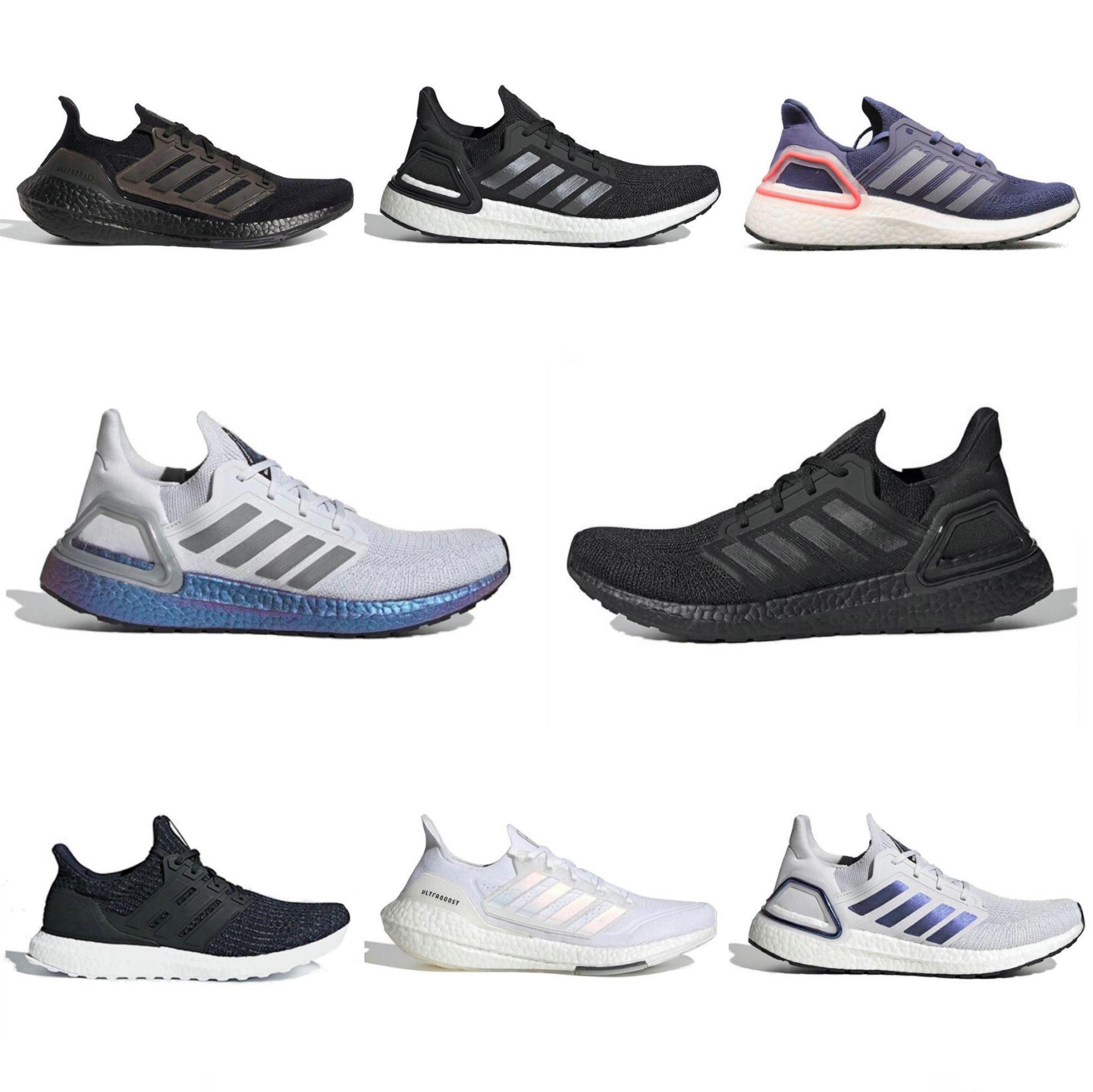 High Quality Ultraboost 20 UBT 6.0 Men Running Shoes Ultra Core Triple Black White Solar Yellow Blue Gold Metallic Indigo Purple Dash Grey Women Nmd r1 Trainer Sneakers