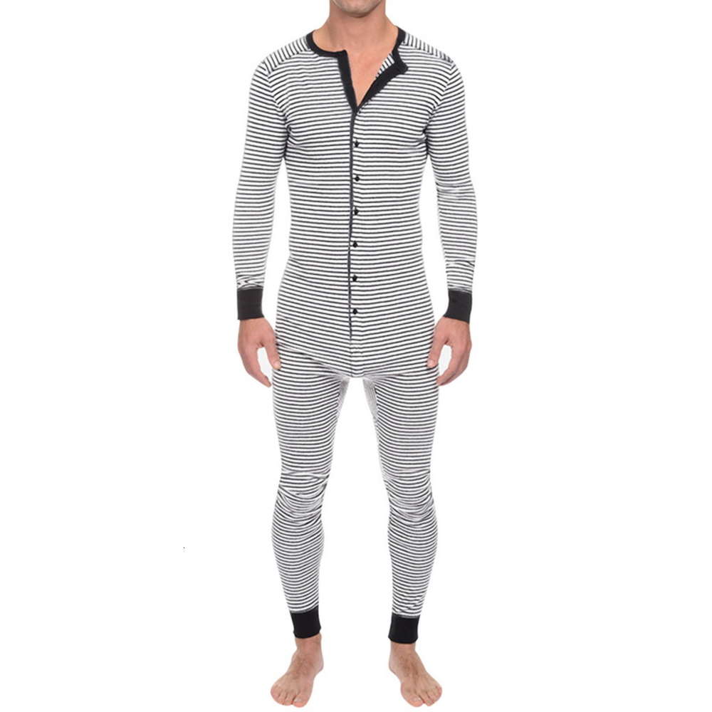Soft Kancool Men Striped Jumpsuit Homewear Pajamas Ny Leisure Long Sleeve o Rompers Neck Button Mens Sleepwear Overalls, Black;brown
Soft Kancool Men Striped Jumpsuit Homewear Pajamas Ny Leisure Long Sleeve o Rompers Neck Button Mens Sleepwear Overalls, Black;brown