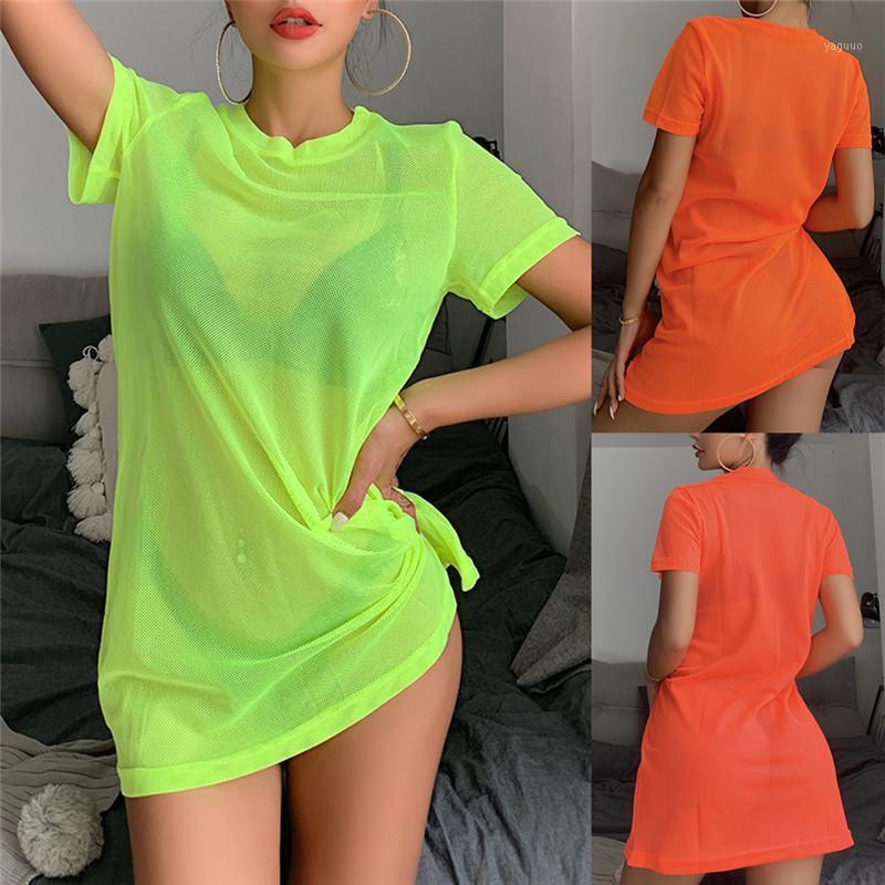 Summer Beach Dress See Through Short SleeveTops Women Sheer Mesh Bikini Cover Up Swimwear Swimsuit Bathing Suit Women's, Orange
Summer Beach Dress See Through Short SleeveTops Women Sheer Mesh Bikini Cover Up Swimwear Swimsuit Bathing Suit Women's, Orange