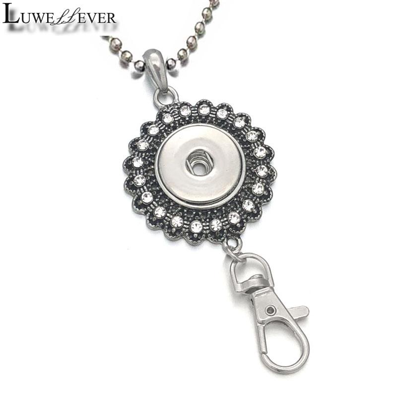Pendant Necklaces Fashion 122 Flower KeyRing Crystal 18mm Snap Button Necklace Interchangeable Keychain Charm Jewelry Women Gift
Pendant Necklaces Fashion 122 Flower KeyRing Crystal 18mm Snap Button Necklace Interchangeable Keychain Charm Jewelry Women Gift