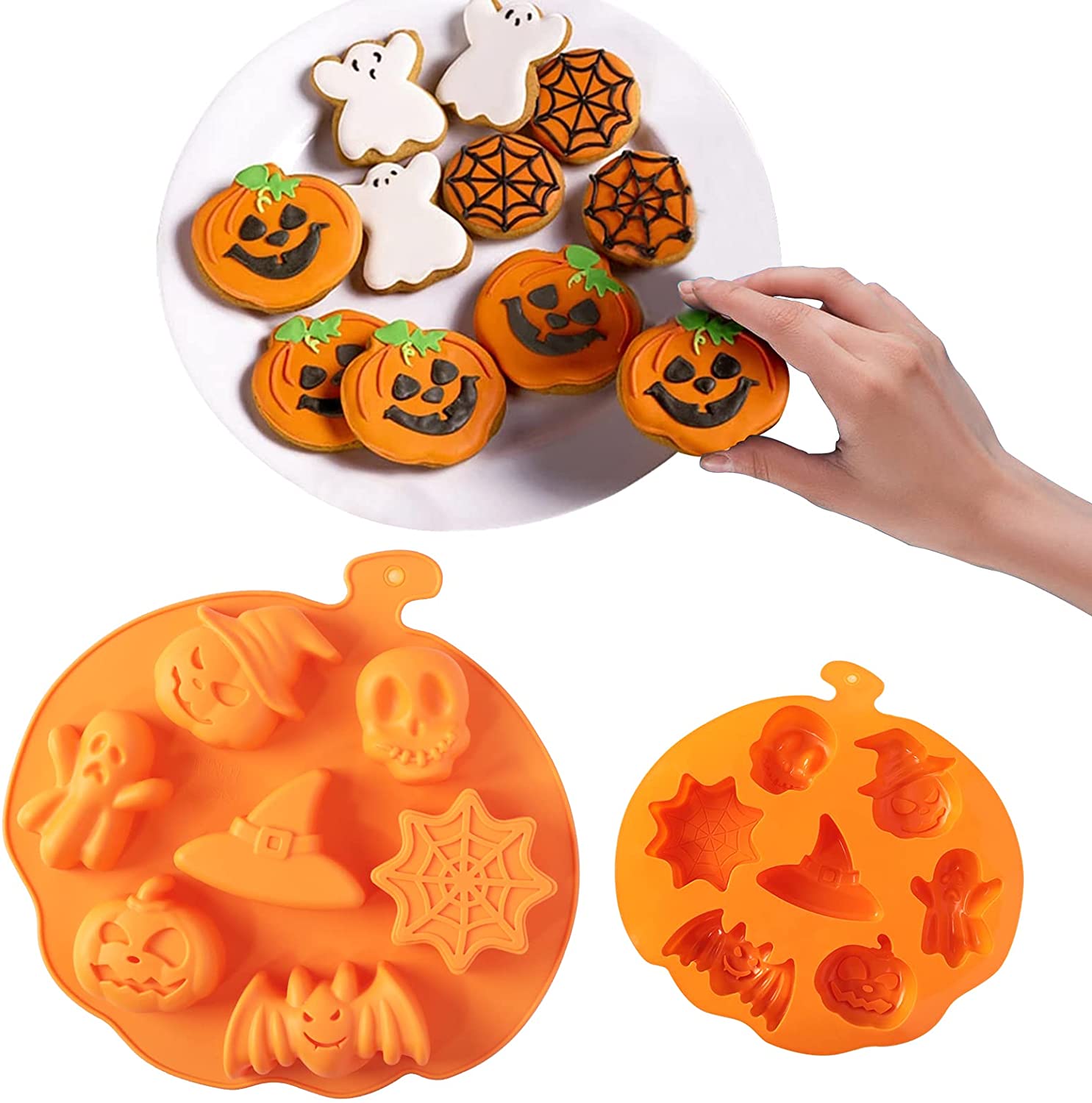 Halloween Baking Silicone Mold Ghost Pumpkin Baking Mould Nonstick Pumpkin Chocolate Cupcakes Bat Skull Ghost Shape Muffin Candy Mold
Halloween Baking Silicone Mold Ghost Pumpkin Baking Mould Nonstick Pumpkin Chocolate Cupcakes Bat Skull Ghost Shape Muffin Candy Mold