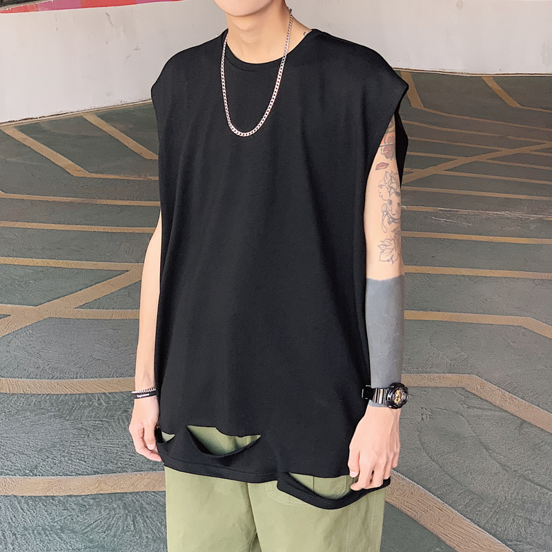 New 100% Cotton Black White 2021 Tops Men's Rock Skateboard Hip Hop Vest Short Sleeves Streetwear Tees Tshirt Y5pk, Hole t103 b
New 100% Cotton Black White 2021 Tops Men's Rock Skateboard Hip Hop Vest Short Sleeves Streetwear Tees Tshirt Y5pk, Hole t103 b