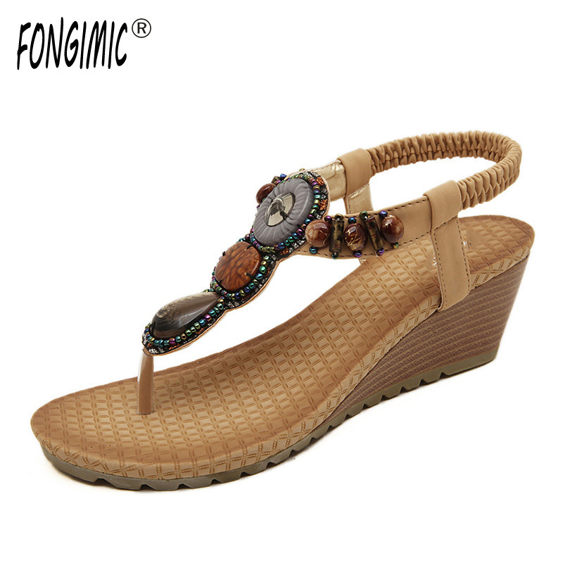 Fongimic Summer Bohemia Sandals Comfortable Casual Fashion High Quality Breathable Women Beach Elastic Band, Black
Fongimic Summer Bohemia Sandals Comfortable Casual Fashion High Quality Breathable Women Beach Elastic Band, Black