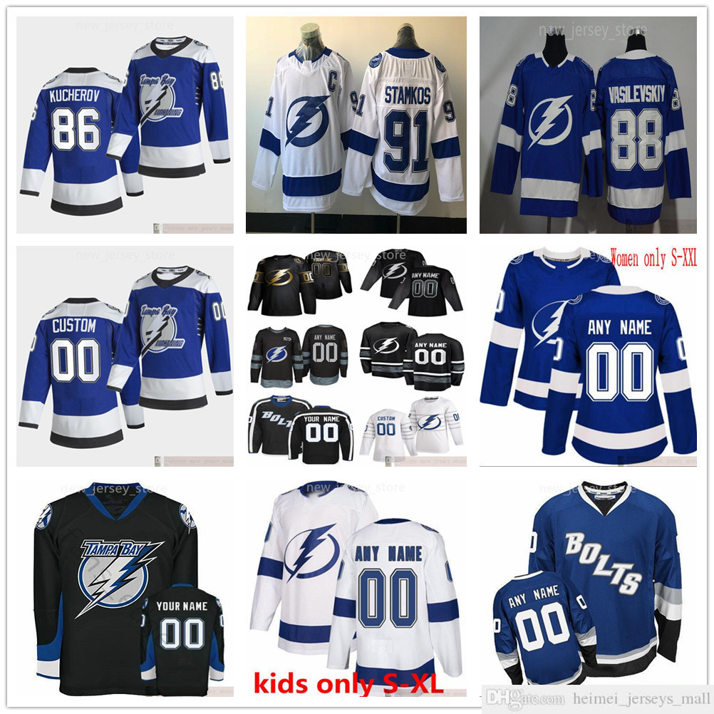 Custom 2021 Reverse Retro Man Women Youth Kids Hockey Tampa Bay Lightning 91 Steven Stamkos Nikita Kucherov Andrei Vasilevskiy Brayden Point Yanni Gourde Jerseys, Youth only s-xl
Custom 2021 Reverse Retro Man Women Youth Kids Hockey Tampa Bay Lightning 91 Steven Stamkos Nikita Kucherov Andrei Vasilevskiy Brayden Point Yanni Gourde Jerseys, Youth only s-xl