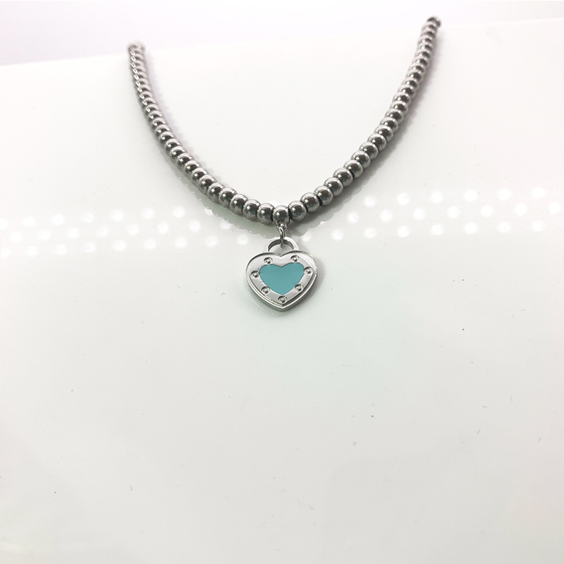luxury Heart Beaded Bracelet Women couple strands Stainless Steel chain on Hand Gifts for girlfriend Accessories Pink Red Green Blue wholesale
luxury Heart Beaded Bracelet Women couple strands Stainless Steel chain on Hand Gifts for girlfriend Accessories Pink Red Green Blue wholesale