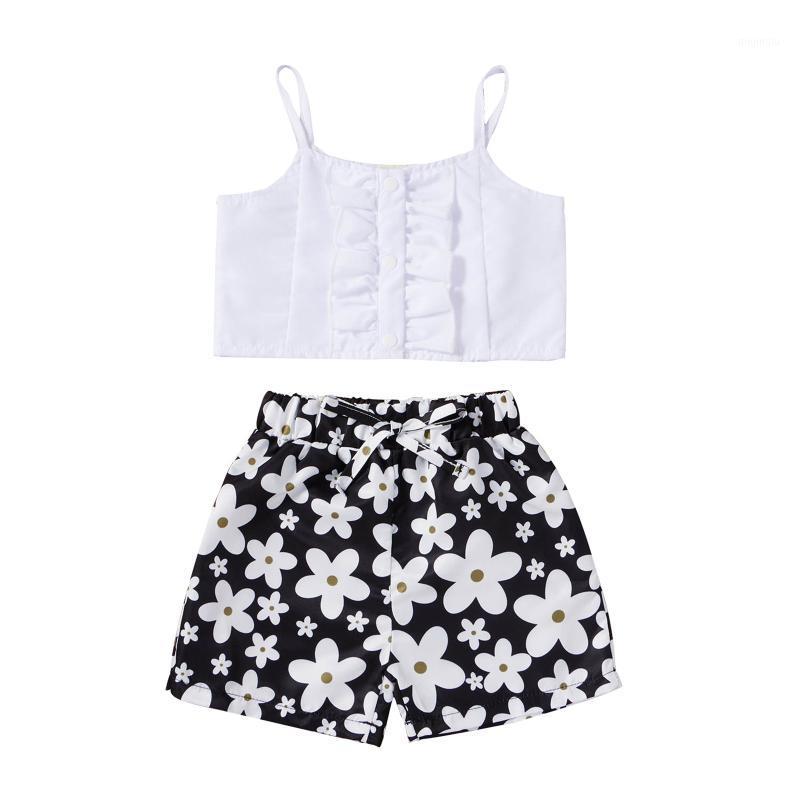 Clothing Sets Baby Girl 2Pcs Summer Clothes Set Toddler Girls Solid Sleeveless Vest+Floral Printed Shorts Suit 1-7 Year, White
Clothing Sets Baby Girl 2Pcs Summer Clothes Set Toddler Girls Solid Sleeveless Vest+Floral Printed Shorts Suit 1-7 Year, White