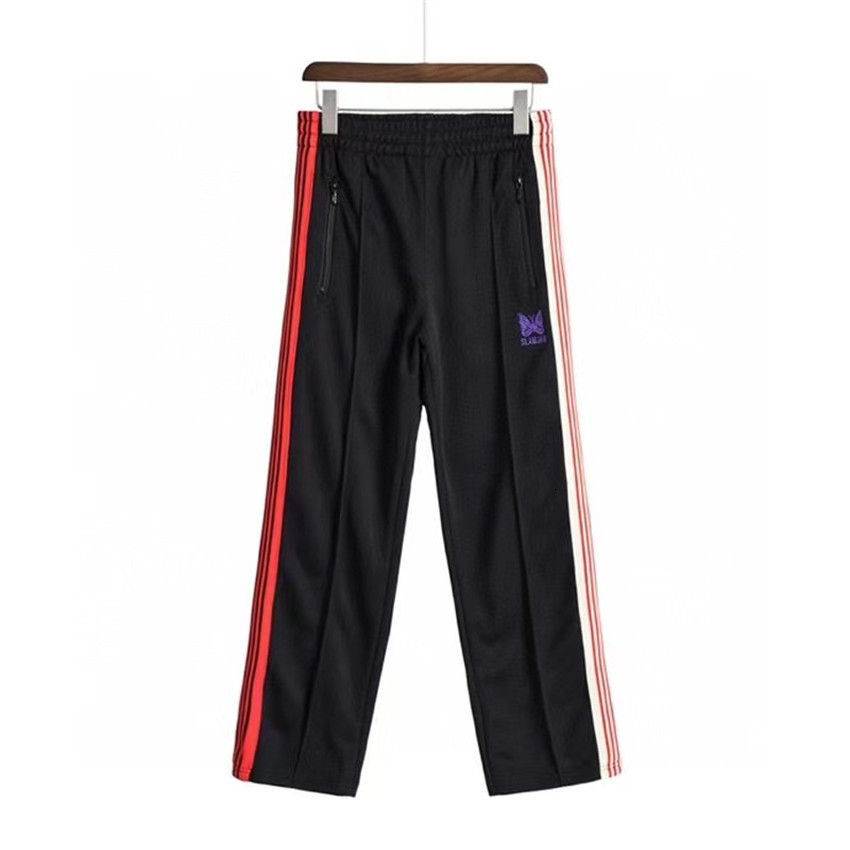 2021 New Red Webbing Awge Needles Sweatpants Women Men Striped Pants Butterfly Embroidery Joggers Trousers Clothing 3ce3
2021 New Red Webbing Awge Needles Sweatpants Women Men Striped Pants Butterfly Embroidery Joggers Trousers Clothing 3ce3