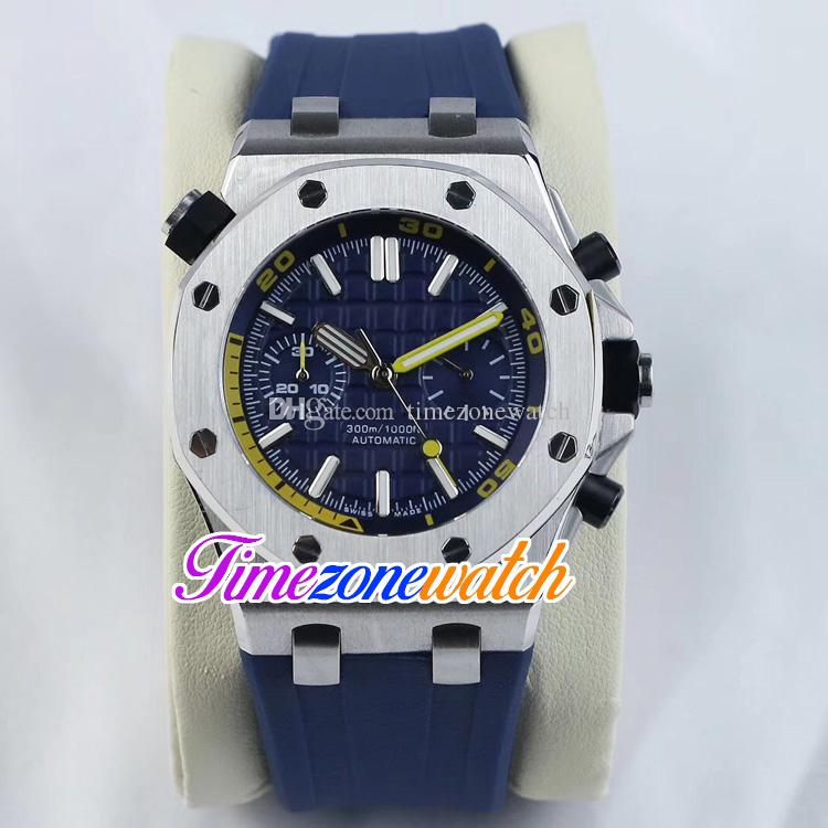 42mm Blue Texture Dial Automatic Mens Watch Steel Case Yellow Inner Blue Rubber Strap Sapphire No Chronograph Gents Watches Timezonewatch E44C1, E44d (1)
42mm Blue Texture Dial Automatic Mens Watch Steel Case Yellow Inner Blue Rubber Strap Sapphire No Chronograph Gents Watches Timezonewatch E44C1, E44d (1)