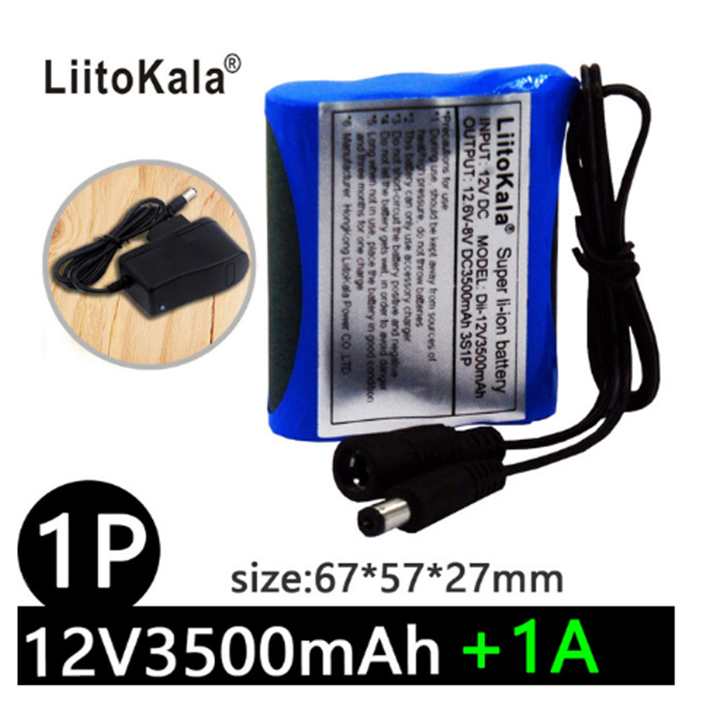 LiitoKala 12V battery rechargeable lithium ion battery pack capacity DC 12.6v CCTV cam monitor bluePVC
LiitoKala 12V battery rechargeable lithium ion battery pack capacity DC 12.6v CCTV cam monitor bluePVC