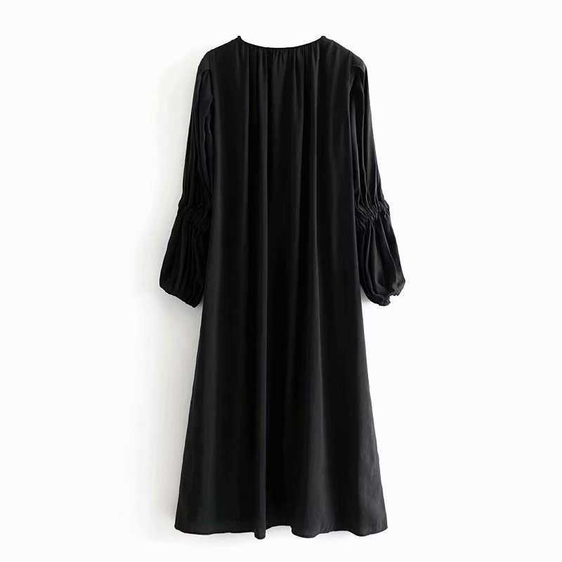 Summer Dress Women Puff Sleeves elegant Casual Fashion Chic Lady Vintage Dress Woman Prom Dresses Robe Femme 210709