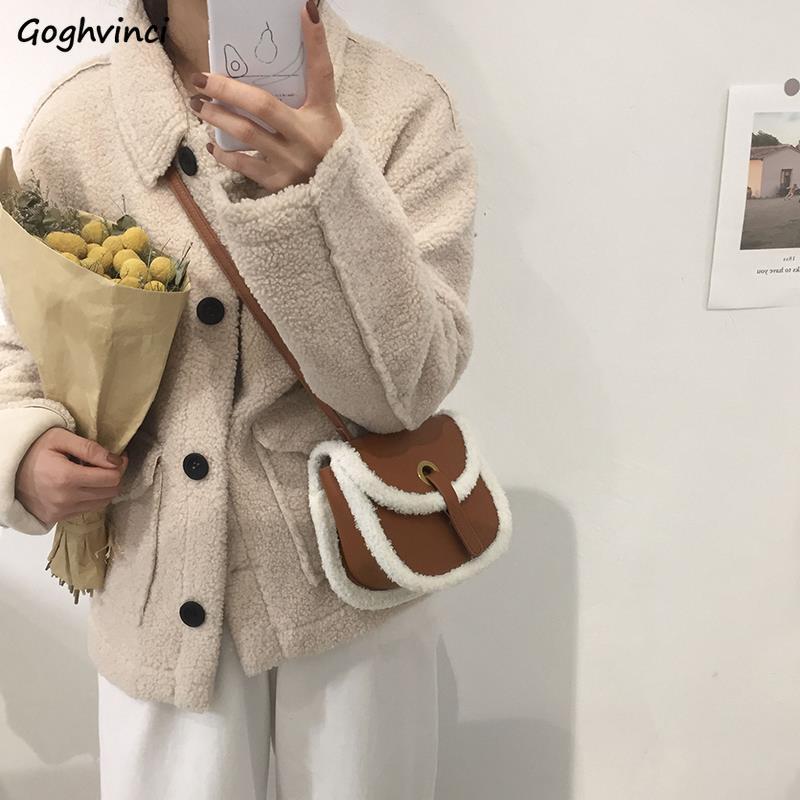 Shoulder Bags Women Crossbody Handbags PU Fluffy Autumn Winter Student All-match Simple Fashion Vintage Harajuku Chic, Brown
Shoulder Bags Women Crossbody Handbags PU Fluffy Autumn Winter Student All-match Simple Fashion Vintage Harajuku Chic, Brown