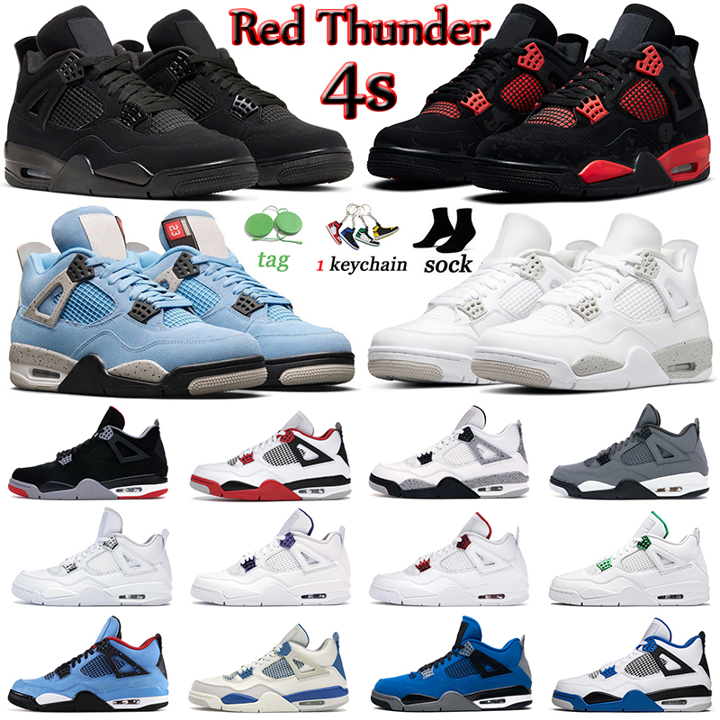 Newest 4s JUMPMAN Men Basketball Shoes 4 Red Thunder Black Cat Bred Cement University Blue Taupe Haze White Oreo Neon Sail Mens Women, 4s 36-47 black cat
Newest 4s JUMPMAN Men Basketball Shoes 4 Red Thunder Black Cat Bred Cement University Blue Taupe Haze White Oreo Neon Sail Mens Women, 4s 36-47 black cat