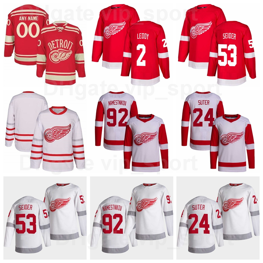 Detroit Red Wings Hockey 24 Pius Suter Jersey 2 Nick Leddy 89 Sam Gagner53 Moritz Seider 92 Vladislav Namestnikov 11 Filip Zadina Reverse Re, Black;red
Detroit Red Wings Hockey 24 Pius Suter Jersey 2 Nick Leddy 89 Sam Gagner53 Moritz Seider 92 Vladislav Namestnikov 11 Filip Zadina Reverse Re, Black;red