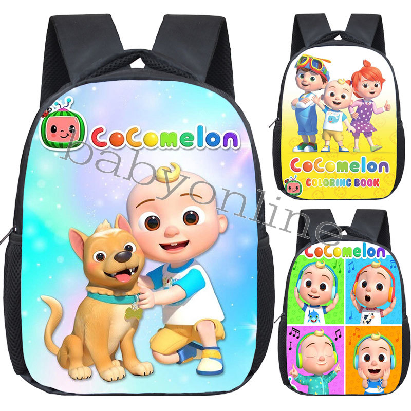 12 Inch JJ Cocomelon backpack for kids Kindergarten School Bags Children Cartoon School Backpacks Girls Boys Bookbag Mochila, 12 inches
12 Inch JJ Cocomelon backpack for kids Kindergarten School Bags Children Cartoon School Backpacks Girls Boys Bookbag Mochila, 12 inches