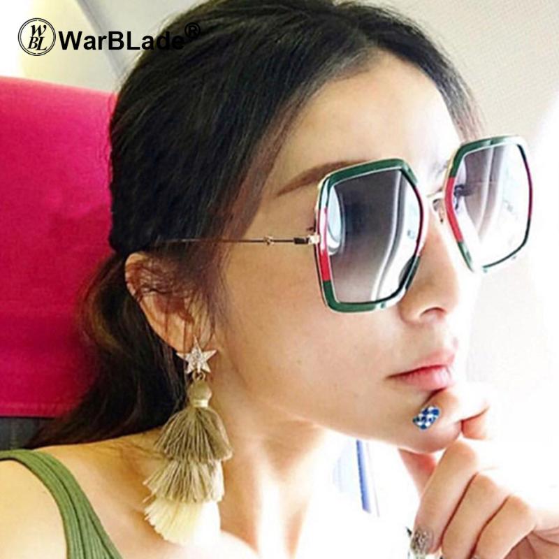 WarBLade Sunglasses Designer Women Mirror Sun glasses Vintage 2021 Green Red Sun Glasses Female Goggle Eyewear, White;black
WarBLade Sunglasses Designer Women Mirror Sun glasses Vintage 2021 Green Red Sun Glasses Female Goggle Eyewear, White;black