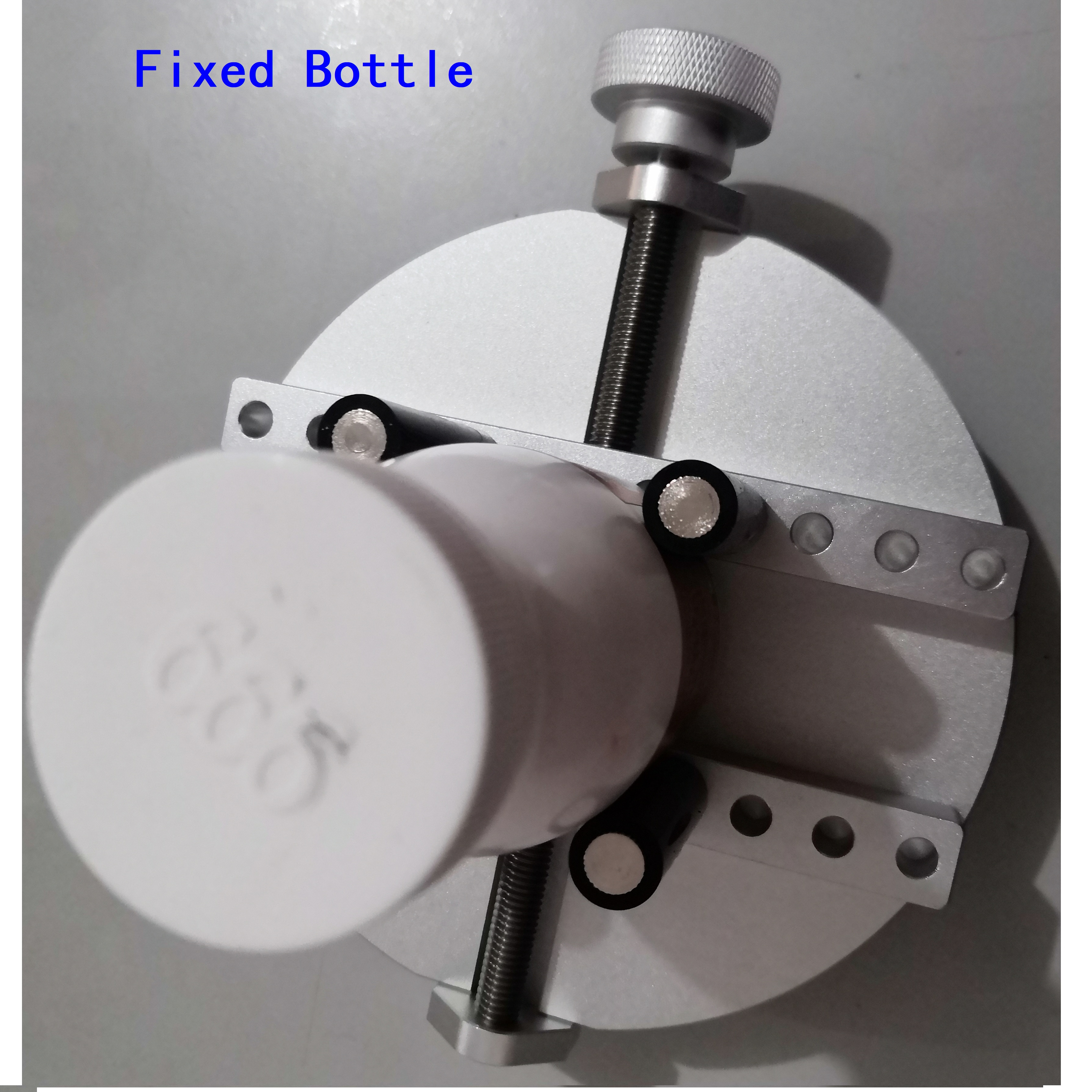 Moving holder for bottle cap Clamp adjuster for torque testing Cap Torsion testing