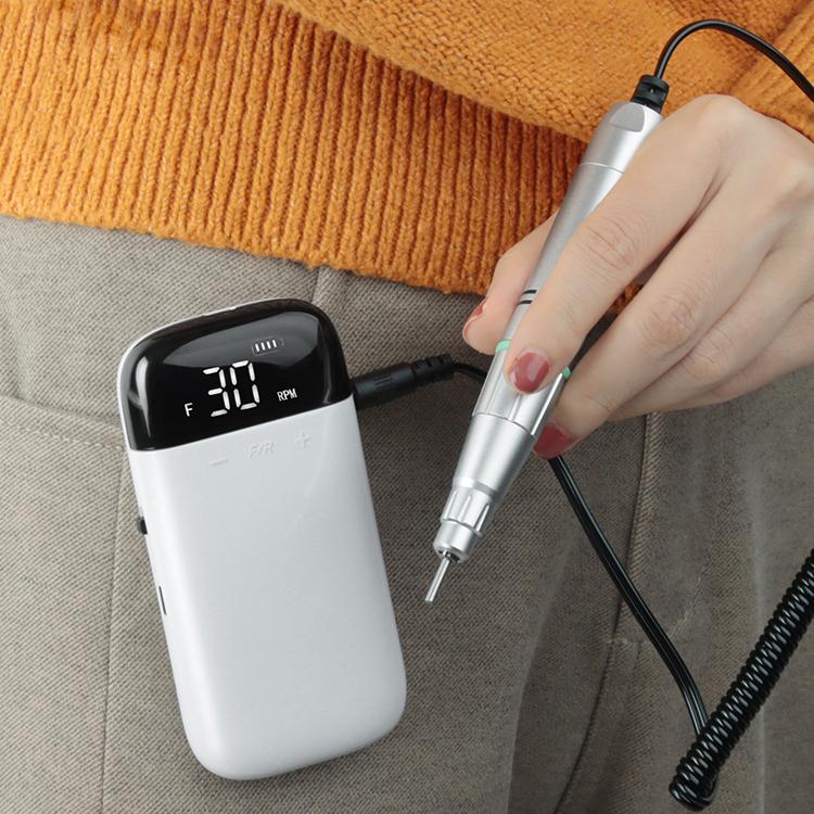 Nail Drill & Accessories Rechargeable Electric Nails Cutters For Manicure All File Heels Set