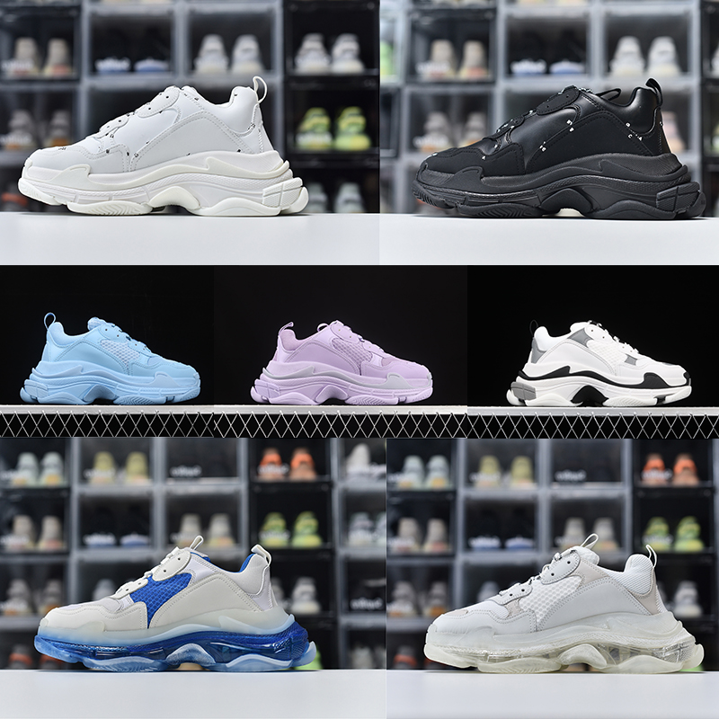 2021 Top Quality Mens Womens Casual Shoes White Black Blue Air Cushion Triple S Low Make Old Combination Boots Sports Size 36-45, Customize
2021 Top Quality Mens Womens Casual Shoes White Black Blue Air Cushion Triple S Low Make Old Combination Boots Sports Size 36-45, Customize
