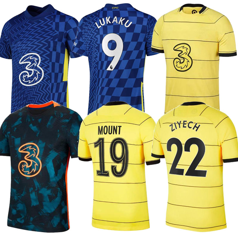 Thailand 21 22 LUKAKU WERNER HAVERTZ CHILWELL ZIYECH Soccer Jerseys 2021 2022 PULISIC home blue away yellow Football Shirt KANTE MOUNT Men+Kids set Kits, 2122
Thailand 21 22 LUKAKU WERNER HAVERTZ CHILWELL ZIYECH Soccer Jerseys 2021 2022 PULISIC home blue away yellow Football Shirt KANTE MOUNT Men+Kids set Kits, 2122