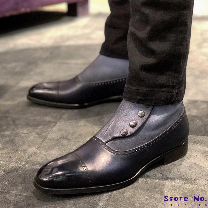 Boots Men Ankle Slip On Low Heels Matin Shoes Male Man Shoe Men's Vintage PU Leather Booties Sapato Feminino Chaussure M0015, Purple
Boots Men Ankle Slip On Low Heels Matin Shoes Male Man Shoe Men's Vintage PU Leather Booties Sapato Feminino Chaussure M0015, Purple
