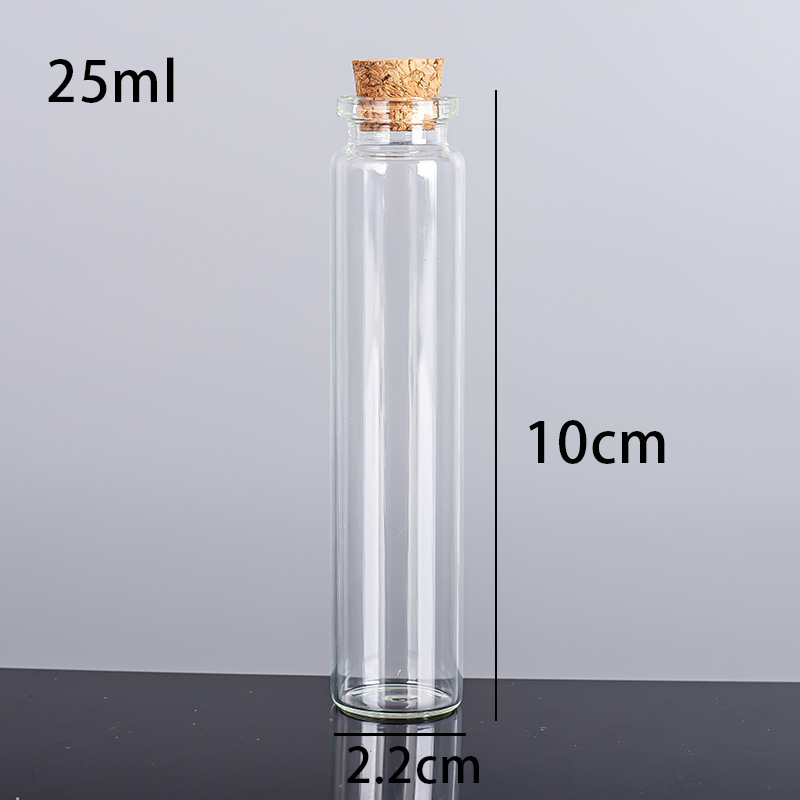25ML 22X100X12MM Small Mini Clear Glass bottles Jars with Cork Stoppers/ Message Weddings Wish Jewelry Party Favors
25ML 22X100X12MM Small Mini Clear Glass bottles Jars with Cork Stoppers/ Message Weddings Wish Jewelry Party Favors