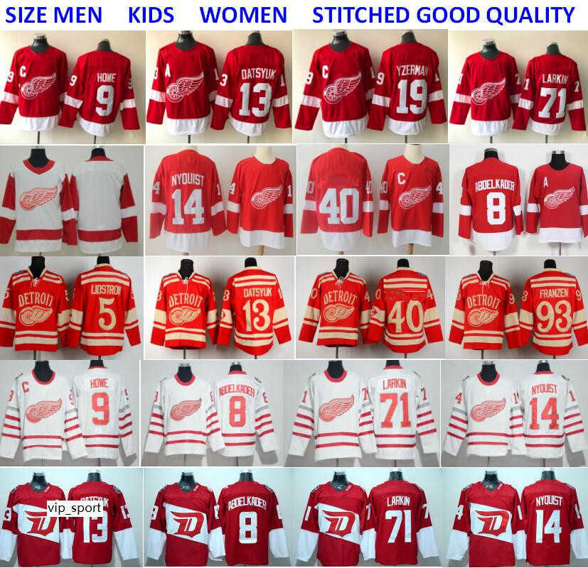 Detroit Red Wings Jerseys Hockey 13 Pavel Datsyuk 40 Henrik 8 Justin Abdelkader 19 Steve Yzerman 71 Larkin 91 Sergei Fedorov Howe Red, Women red
Detroit Red Wings Jerseys Hockey 13 Pavel Datsyuk 40 Henrik 8 Justin Abdelkader 19 Steve Yzerman 71 Larkin 91 Sergei Fedorov Howe Red, Women red