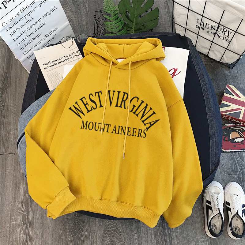pink oversized Women Winter Hoody Hoodie Women Sweatshirt Letter Lady Pullover Harajuku Loose Student Wild Long Sleeve clothes 201112
