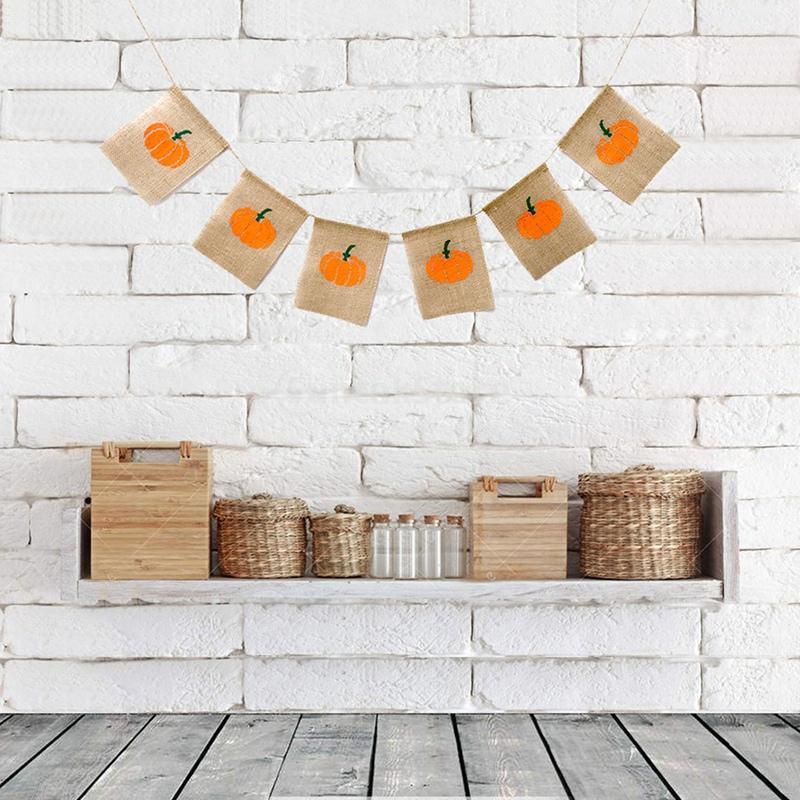 Party Decoration JEYL 3PCS Linen Pumpkin Flags Cartoon Banner Fall Wedding Birthday Outdoor Autumn Halloween Supplies
Party Decoration JEYL 3PCS Linen Pumpkin Flags Cartoon Banner Fall Wedding Birthday Outdoor Autumn Halloween Supplies