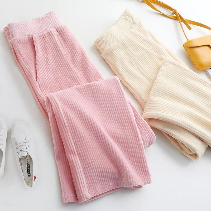 Women' Pants & Capris Women Pant 2021 Spring Autumn Japanese College Style Female Vintage High-Waist Elasticity Loose Casual Design Corduro, Pink
Women' Pants & Capris Women Pant 2021 Spring Autumn Japanese College Style Female Vintage High-Waist Elasticity Loose Casual Design Corduro, Pink